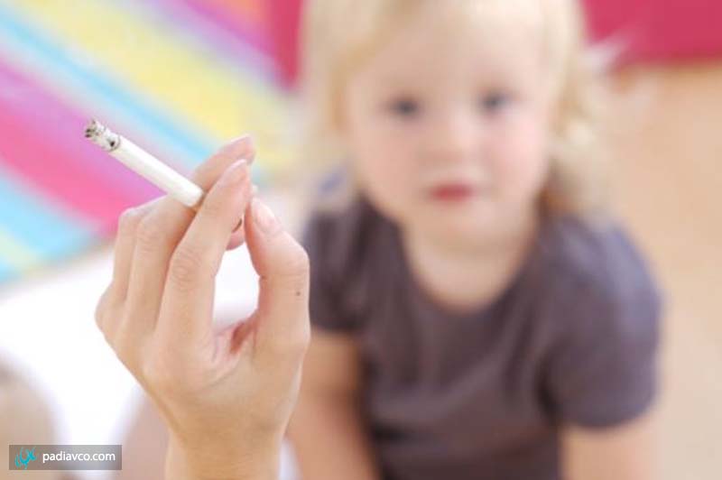 ضرر سیگار برای کودک